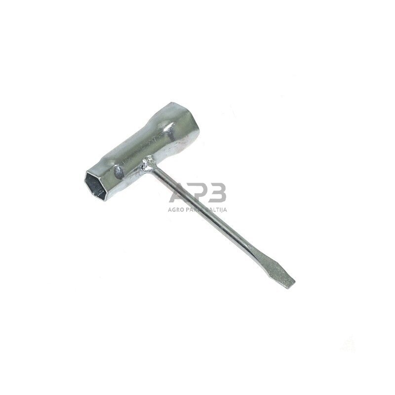 Žvakės raktas su atsuktuvu 13 x 19 BASE Žvakės raktas su atsuktuvu 13 x 19 BASE