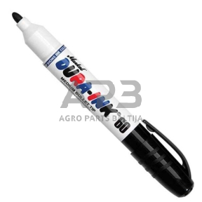 Žymeklis permanentinis DURA-INK 60 apvalus 3 mm juodas