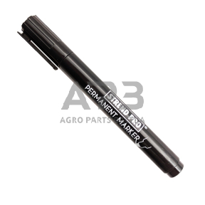 Žymeklis permanentinis STREND PRO apvalus 4.5 mm juodas