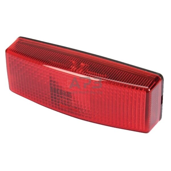 Žymeklio lemputė 5W, stačiakampis, 12V, raudona, 110x25x40mm, Hella 2SA006717001 Žymeklio lemputė 5W, stačiakampis, 12V, raudona, 110x25x40mm, Hella 2SA006717001
