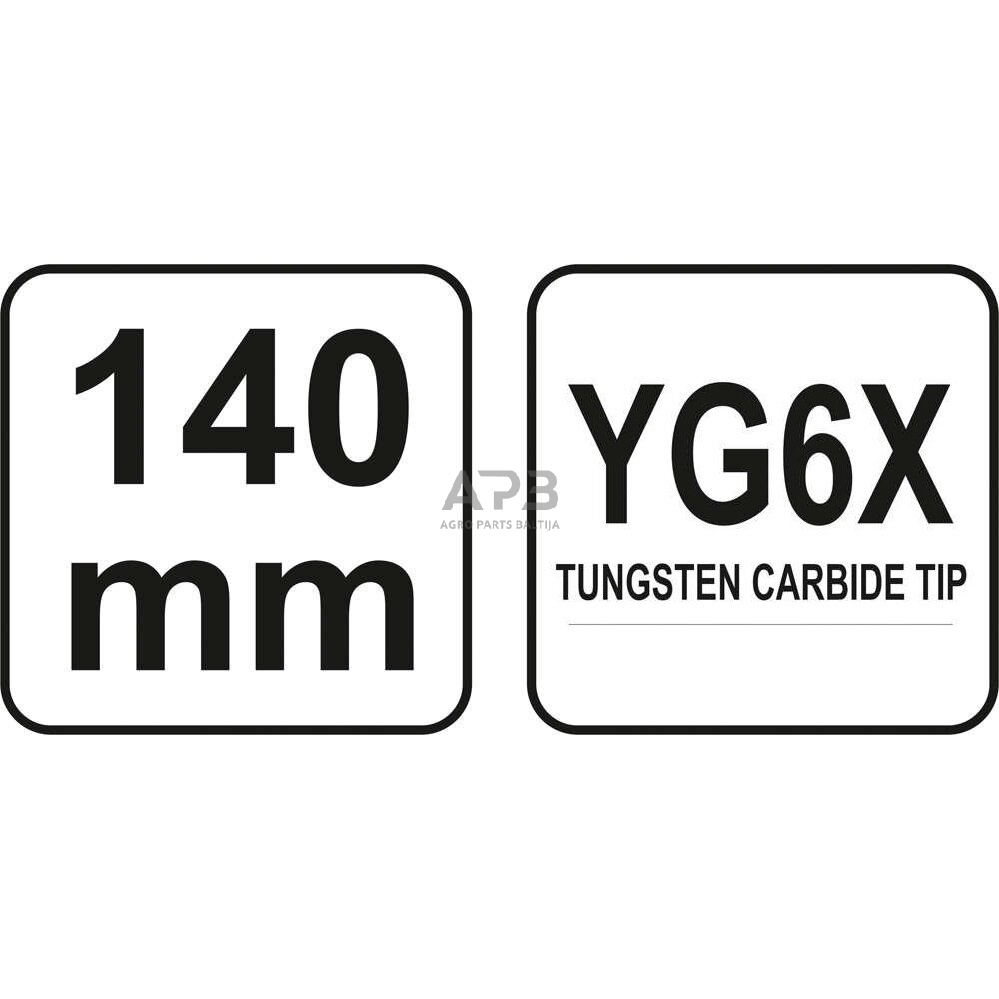 Žymeklis metalui / stiklui / keramikai 140mm 2 Žymeklis metalui / stiklui / keramikai 140mm 2